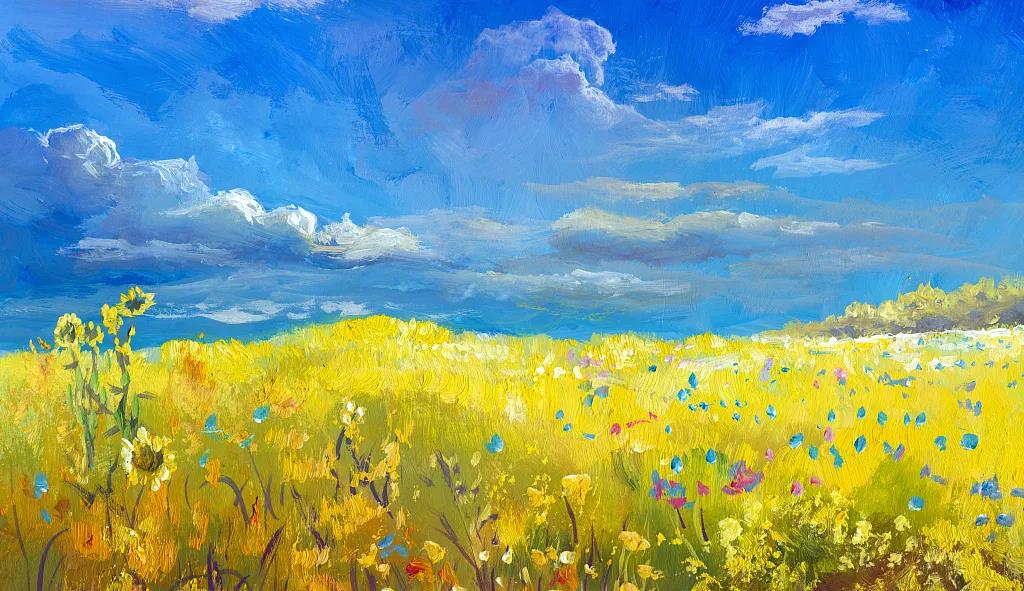 河畔有約丨解壓數(shù)字油畫(huà)，一起畫(huà)你想畫(huà)！